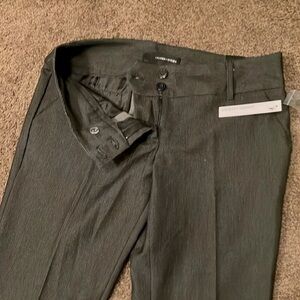 AMANDA + CHELSEAEA. GRAY & BLACK CONTEMPORARY FIT PANTS. LOW-RISE SIZE 8. NWT
